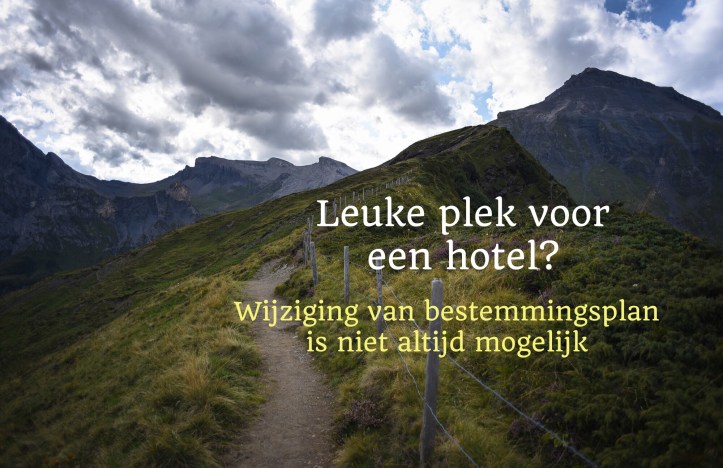 Wijziging bestemming advocaat bestuursrecht