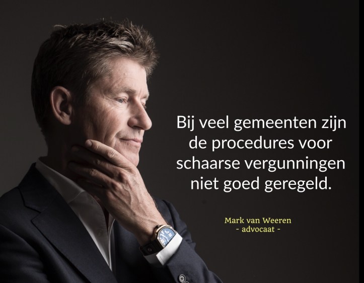 Procedure schaarse vergunningen